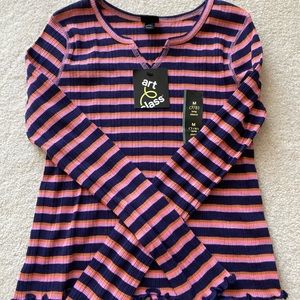 Art Class striped shirt